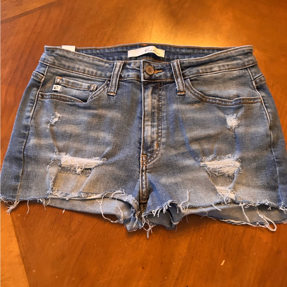KanCan KC8108 Blue Distressed Denim Jeans size 28